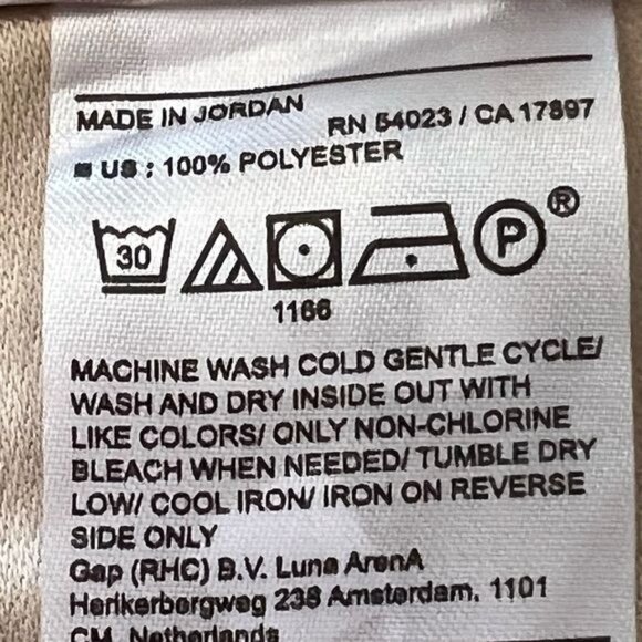 Banana Republic Factory Women’s Pants Size 18 Vegan Suede Straight Stone NWT - Picture 15 of 16